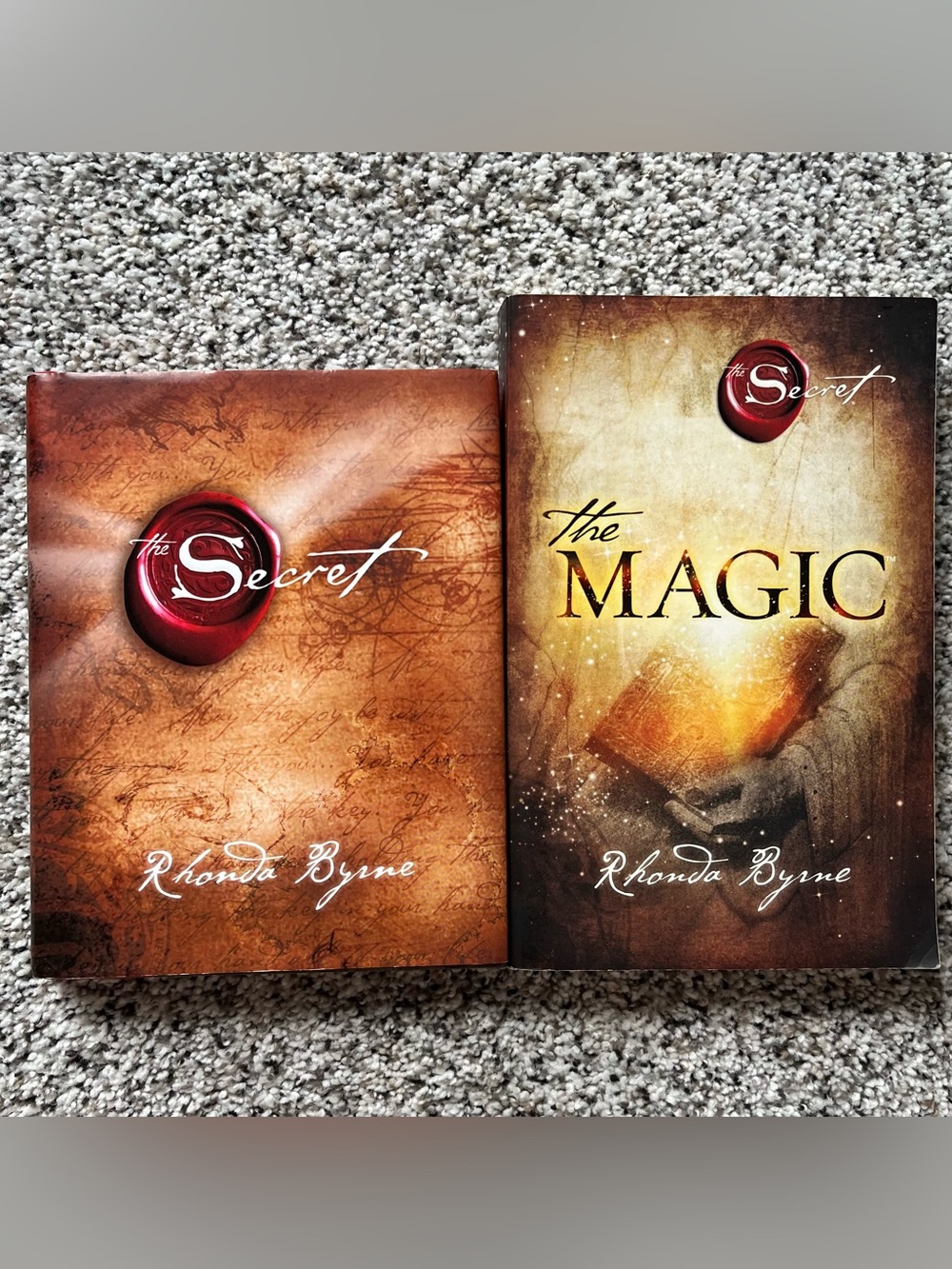The Secret & The Magic by Rhonda Byrne - Brown/Gold Book Set